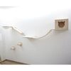 Kerbl Mur d'escalade pour chats Andes 52x40x32 cm Naturel et blanc