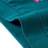 Sweatshirt pour enfants vert fonc&eacute; 116