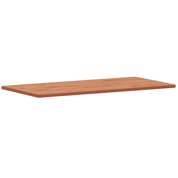 vidaXL Dessus de table 100x50x1,5cm rectangulaire bois massif de h&ecirc;tre