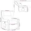 vidaXL Fauteuil inclinable &eacute;lectrique marron fonc&eacute; tissu