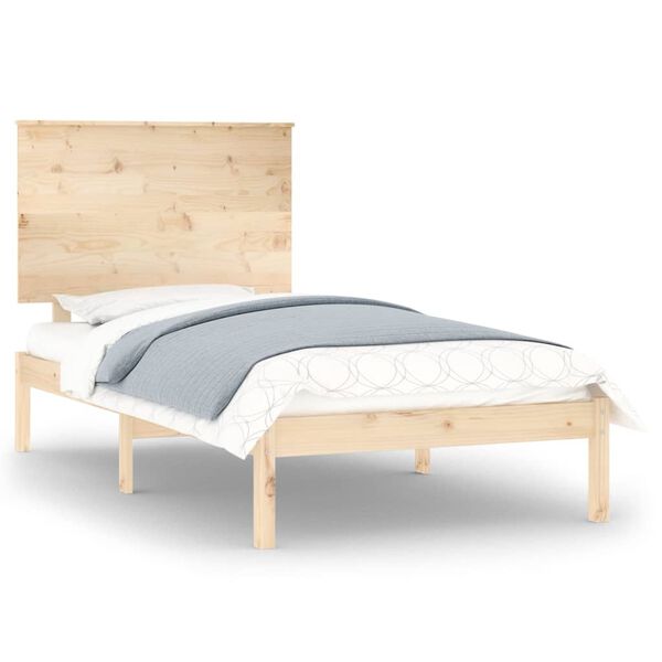 vidaXL Cadre de lit sans matelas 100x200 cm bois massif de pin