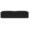 vidaXL Coussin de t&ecirc;te de lit Viana noir 193 cm similicuir