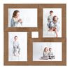 vidaXL Collage de cadres photo pour photo de 4x(10x15 cm) Marron MDF