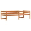 vidaXL Cadre de lit pour enfants sans matelas cire marron 80x200 cm