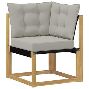 vidaXL Canap&eacute; d'angle ext&eacute;rieur Blanc