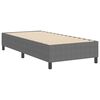 vidaXL Cadre de lit plateforme Gris clair 100 x 200 cm tissu