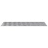 vidaXL Nez de marche Rectangulaire 2 pcs Argent&eacute; 80 x 30 cm Aluminium
