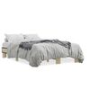 vidaXL Cadre de lit sans matelas ch&ecirc;ne sonoma 140x190 cm