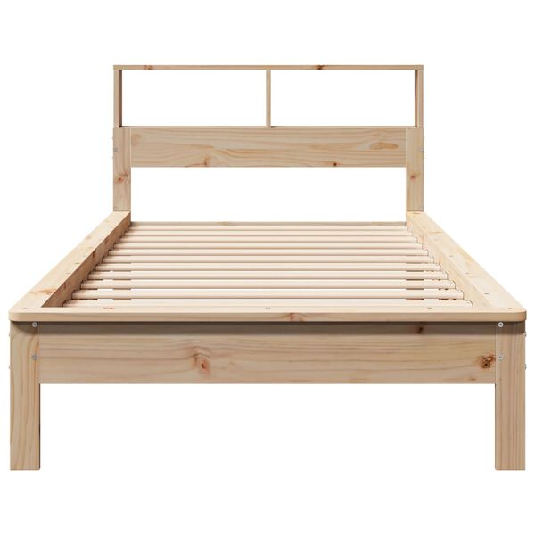 vidaXL Lit biblioth&egrave;que sans matelas 100x200 cm bois massif de pin