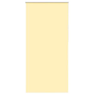 vidaXL Store enrouleur occultant jaune largeur du tissu 110,7 cm