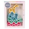 d&euml;na Ensemble de jouets en silicone en forme d'animaux Pastel 4 pcs