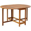 vidaXL Ensemble &agrave; manger d'ext&eacute;rieur pliable 5pcs Bois d'acacia solide