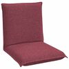 vidaXL Fauteuil de sol Bordeaux 54 x 64 x 59 cm tissu