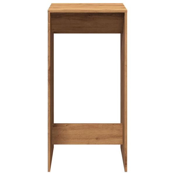 vidaXL Table de bar chêne artisanal 51x50x103,5 cm bois d'ingénierie
