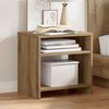 vidaXL Table de chevet ch&ecirc;ne artisanal 40x30x40 cm bois d'ing&eacute;nierie