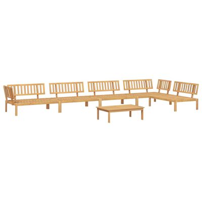 vidaXL Salon palette de jardin 6 pcs bois d'acacia massif