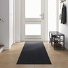 vidaXL Tapis Couloir Anthracite 80 x 400 cm tissu