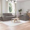 vidaXL Canap&eacute; 2 pcs Taupe