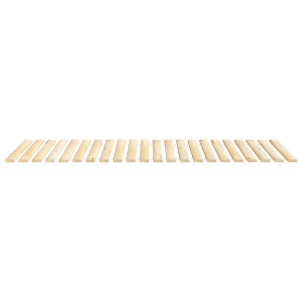 vidaXL Lattes de lit 90x200 cm bois de pin massif