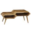 vidaXL Table basse Bois de manguier massif 104x50x45 cm