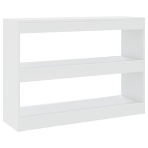 vidaXL Biblioth&egrave;que/S&eacute;parateur de pi&egrave;ce Blanc 100x30x72 cm