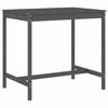 vidaXL Ensemble de bar de jardin 5 pcs gris bois de pin massif
