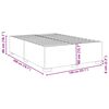 vidaXL Cadre de lit sans matelas vert fonc&eacute; 140x200 cm velours