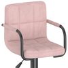 vidaXL Tabourets de bar lot de 2 rose velours