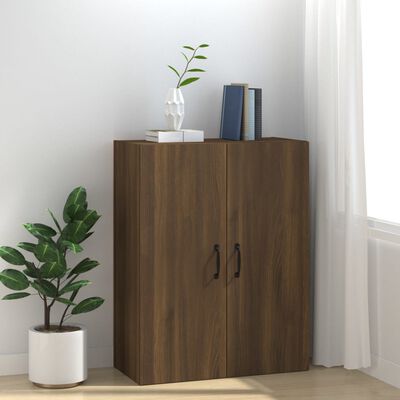 vidaXL Armoire suspendue Chêne marron 69,5x34x90 cm Bois d'ingénierie