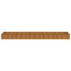 vidaXL Lit sur&eacute;lev&eacute; de jardin 482x100x36 cm acier corten