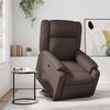 vidaXL Fauteuil inclinable marron similicuir