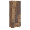 vidaXL Ensemble de Meubles 2 pcs 66 x 34,5 x 90 cm Bois d'ing&eacute;nierie