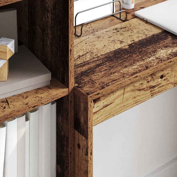 vidaXL Bureau avec tiroir 2 pcs Bois ancien