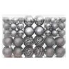vidaXL Boules de No&euml;l 100 pcs gris 3 / 4 / 6 cm