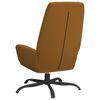 vidaXL Chaise de relaxation Marron Velours