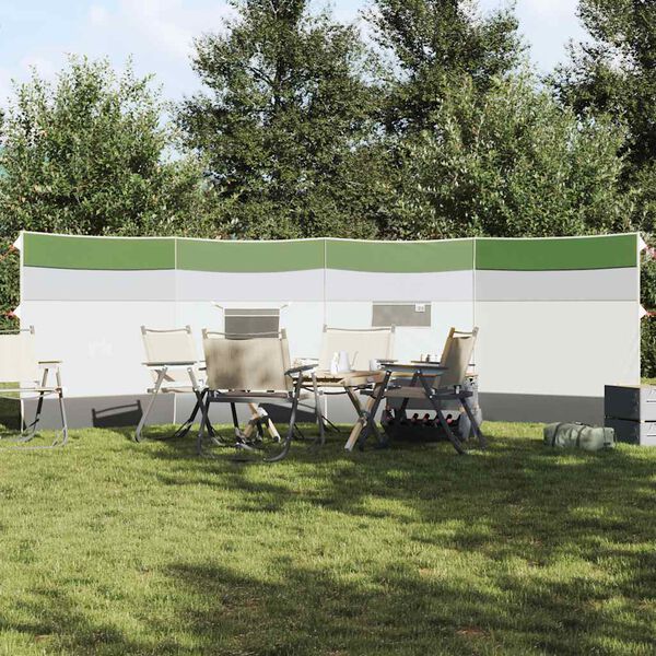vidaXL Brise-vent de camping vert 510x153 cm imperm&eacute;able