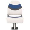 vidaXL Ensemble de si&egrave;ges de bateau pliables lot de 4 dossier haut