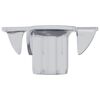 vidaXL Ecrou en T &agrave; dents 7200 pcs Argent&eacute; M6 mm Acier