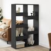 vidaXL Cloison de s&eacute;paration noir 100x33x155,5 cm bois d'ing&eacute;nierie