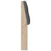 vidaXL T&ecirc;te de lit capitonn&eacute;e Gris fonc&eacute; 180 cm Pin massif