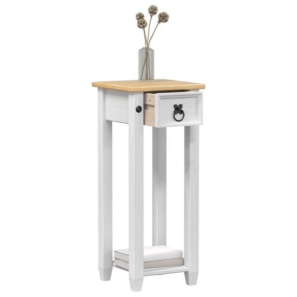 vidaXL Support de Plante Blanc 30 x 30 x 73 cm Pin massif