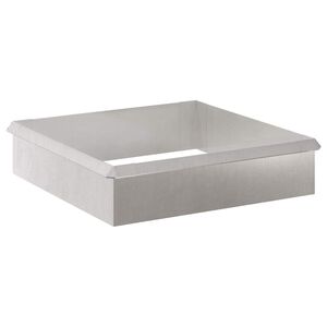 vidaXL Cl&ocirc;tures anti-limaces 8 pc 100 x 3,5 x 25 cm Acier inoxydable