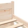 vidaXL Cadre de lit sans matelas bois massif 140x190 cm