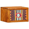 vidaXL Cabinet de chevet Marron 35 x 30 x 22 cm
