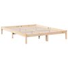 vidaXL Cadre de lit extra long sans matelas 160x220 cm bois massif pin