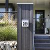 Luxbright &Eacute;clairage solaire de num&eacute;ro de maison Cornwall Blanc 34106