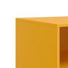 vidaXL Meuble TV jaune moutarde 67x39x44 cm acier