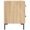 vidaXL Tables de chevet 2 pcs ch&ecirc;ne sonoma 40x35x47,5 cm