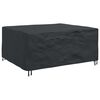 vidaXL Housse pour meubles Uni Noir 200 x 150 x 85 cm 210D