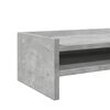 vidaXL Support de moniteur gris b&eacute;ton 100x24x16 cm bois d'ing&eacute;nierie